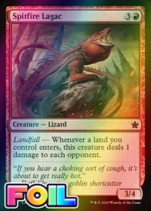 x1 Spitfire Lagac FDN Foundations MTG 208 FOIL COMMON M/NM 1x - Picture 1 of 1