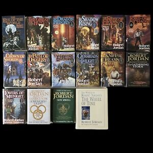 Wheel of Time by Robert Jordan - Complete 14 HC Vols + New Spring/World of TWOT