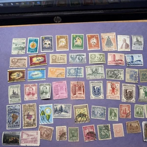 Colección de 50 estampillas de Columbia usadas sin marcar (lote 40 archivos 30) - Imagen 1 de 7