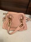 Chloe paraty Hand Bag 2way Leather Pink Authentic F040274