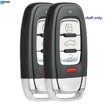 2*Replacement Smart Remote Key Shell Case Fob 4B for Audi A3 A4 A5 A6 Q5 Q7 S4 Foto 1 de 4