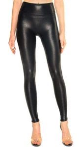 Womens Faux Leather Leggings Stretch High Waisted Pants, Size XSmall - Picture 1 of 8