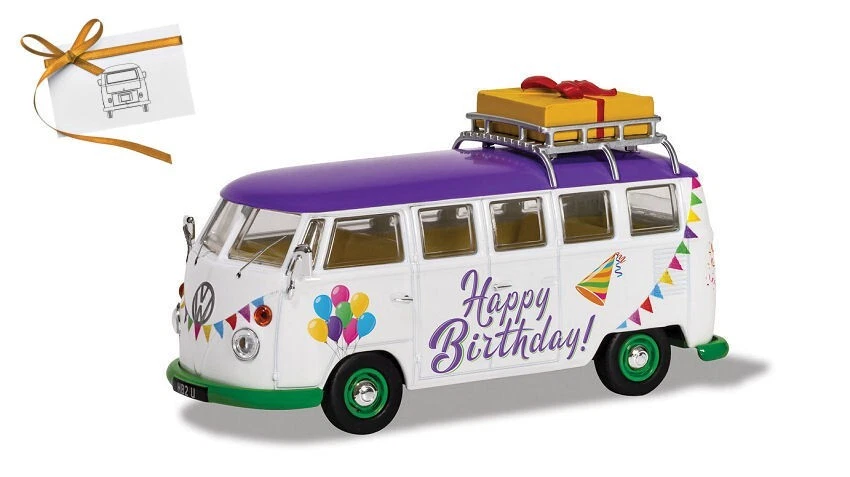 VOLKSWAGEN CAMPER HAPPY BIRTHDAY 1:43 - Immagine 1 di 1