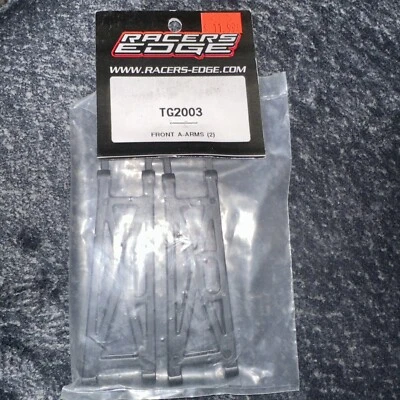 Racers Edge TG2003 front A arms (2) - NEW - SEALED - Image 1 of 4
