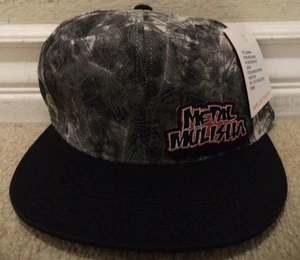 METAL MULISHA PARTYTIME BLACK FLEXFIT L/XL CAP HAT SAMPLE *NEW*  - Picture 1 of 3