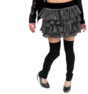 Black Leggings Shiny Leg Warmers Over the Knee Socks Club Boot Covers Cosplay - Picture 1 of 1