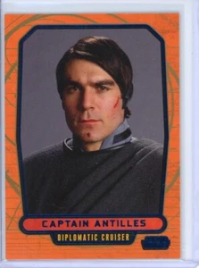 2013 STAR WARS Galactic Files 2 CAPTAIN ANTILLES Blue Foil Parallel #013/350 - Bild 1 von 2