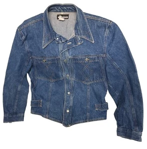 Vintage AL.B.ARDEN Jeansjacke Damen Gr. 52 Euro Large Jeans Club Made In Italy - Bild 1 von 10