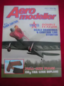 Aero Modeller Magazine July 1979 Aeromodeller with free plan of Fozzle - Picture 1 of 3