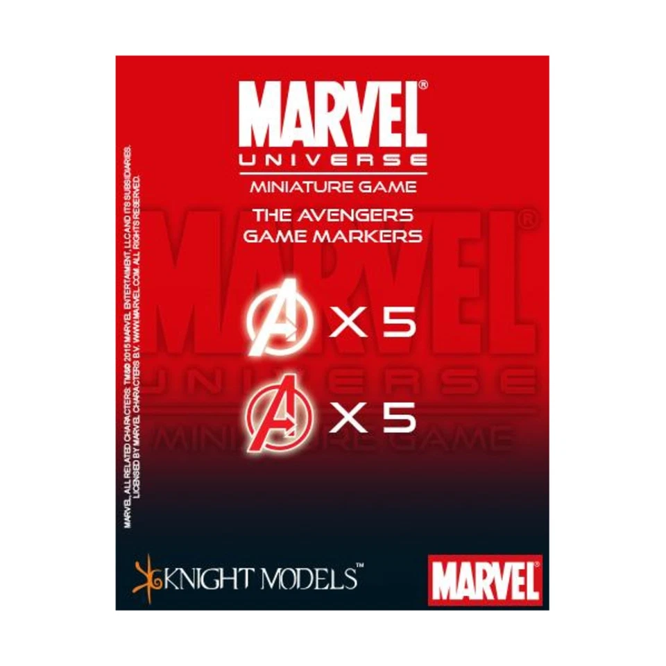 Knight Models Marvel Universe Min Game Markers - The Avengers NM - Image 1 of 1