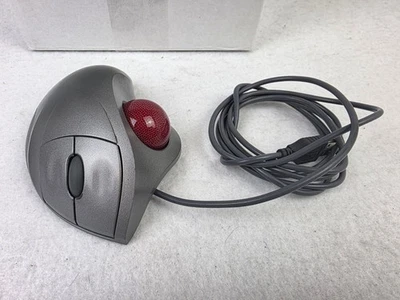 LogiTech Trackman Wheel USB Trackball Mouse- Model:  T-BB18 -TESTED - WORKING - Image 1 of 4