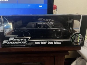 FAST & FURIOUS JADA DOM'S BUICK GRAND NATIONAL 1:18 BLACK Diecast 97178 (Read Ad - Picture 1 of 5