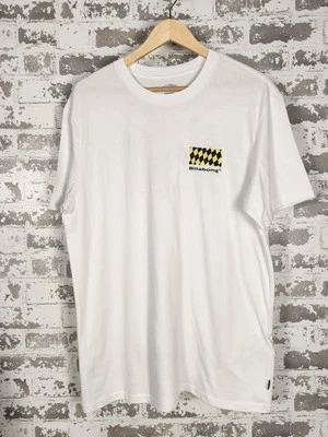 Camiseta Billabong Para Hombre Segmento Grande Manga Corta Patinador Surf Snowboard Foto 1 de 4