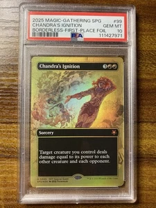 MTG✨CHANDRA’S IGNITION FOIL✨SPG Special Guest FIRST PLACE PSA 10 Mythic POP 2 ! - Picture 1 of 9