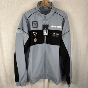 PUMA BMW Motorsports SDS 2.0 Badge Jacket Blue Wash Size XL 630934-05 NWT - Picture 1 of 7