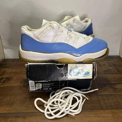 Jordan 11 bajo OG UNC University Columbia 2001 talla 12 (necesita reglue) Foto 1 de 4