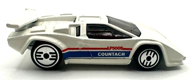 1987 Hot Wheels Lamborghini Countach LP500S, White UH Wheels Speed Fleet - Image 1 of 4