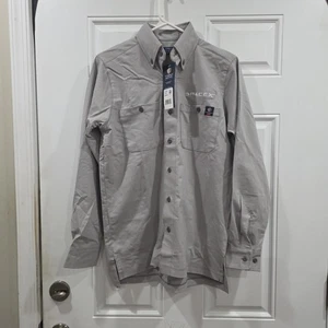 Tyndale Mens Tyndale Classic Flex Knit SpaceX Button Down Shirt Size S - Picture 1 of 3