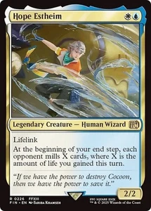 FOIL HOPE ESTHEIM Magic The Gathering casi nuevo Final Fantasy 1 raro - Imagen 1 de 1