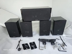 Energy Take Classic 5.1 Speakers W/ 2 Wall Mounts and sub Home Theater. Mint! - Picture 1 of 19