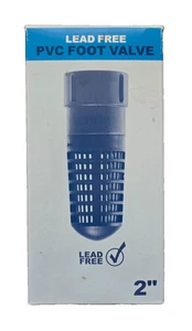 BII Seal Well Products Lead Free PVC FOOT VALVE 2" - Picture 1 of 4