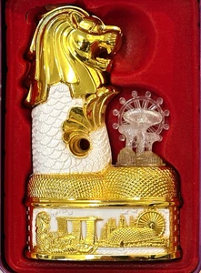 Singapur Merlion Musical Souvenir Lichter Figur spielt "Willkommen in Singapur" - Bild 1 von 23