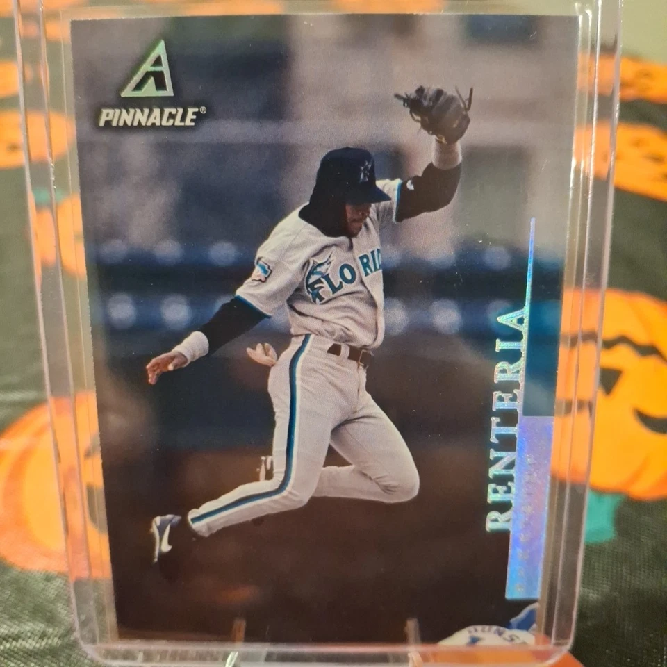 1998 Pinnacle Edgar Renteria (Full Stats) #95 - Image 1 of 2