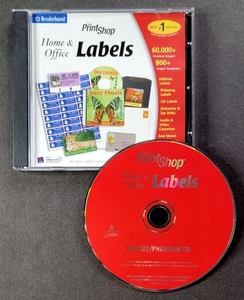 The Print Shop Home Office & Labels (PC, 2002) Broderbund - Picture 1 of 1
