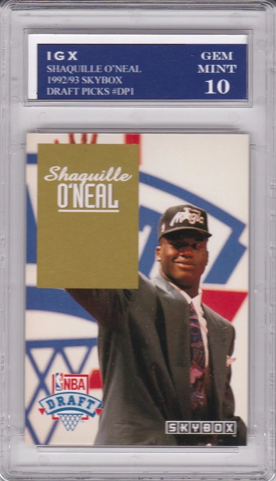 SHAQUILLE O'NEAL ROOKIE CARD $$ GEM MINT 10 Shaq Basketball 1992 SKYBOX DRAFT RC - Image 1 of 1
