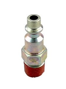 1/4" NPT INDUSTRIAL Air Compressor Hose Male Quick Connect Coupler Plug(10 Pack) - Picture 1 of 3