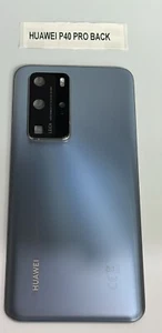 Genuine💯Huawei P40 Pro Cover Back Battery Rear Back Glass inc lens🔥Grey - Picture 1 of 2