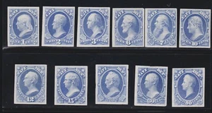 US O35P3-O45P3 Navy Department Official India Proofs VF-XF  SCV $225 (-03) - Picture 1 of 2