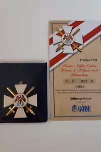 Göde | Roter Adler Orden | Preußen 1792 | inkl. Zertifikat - Bild 1 von 3