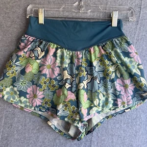 Pantalones Cortos Offline By Aerie Real Me Cintura Alta Para Mujer Talla S Azul Floral - Imagen 1 de 10