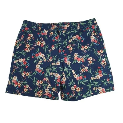Женские сундуки St Johns Bay размер 10 Bermudas талия 32 гавайский цветочный узор отдых пу - Изображение 1 из 4