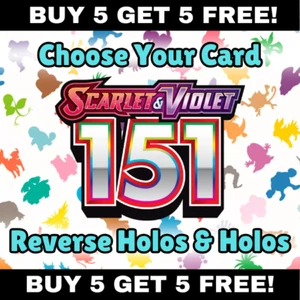 Pokemon - S&V 151 - Reverse Holos & Holos - Choose Your Card - Picture 1 of 187