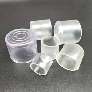 Tapas de goma transparente para patas de silla 16 piezas almohadillas para muebles protección del suelo - Imagen 1 de 15