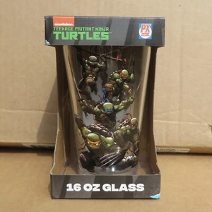 TEENAGE MUTANT NINJA TURTLES PINT GLASS Toon Tumblers 6" NEW PX EXCLUSIVE - Picture 1 of 1