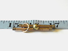 Vintage Van Dell 12K Yellow Gold Filled Double Bar Brooch