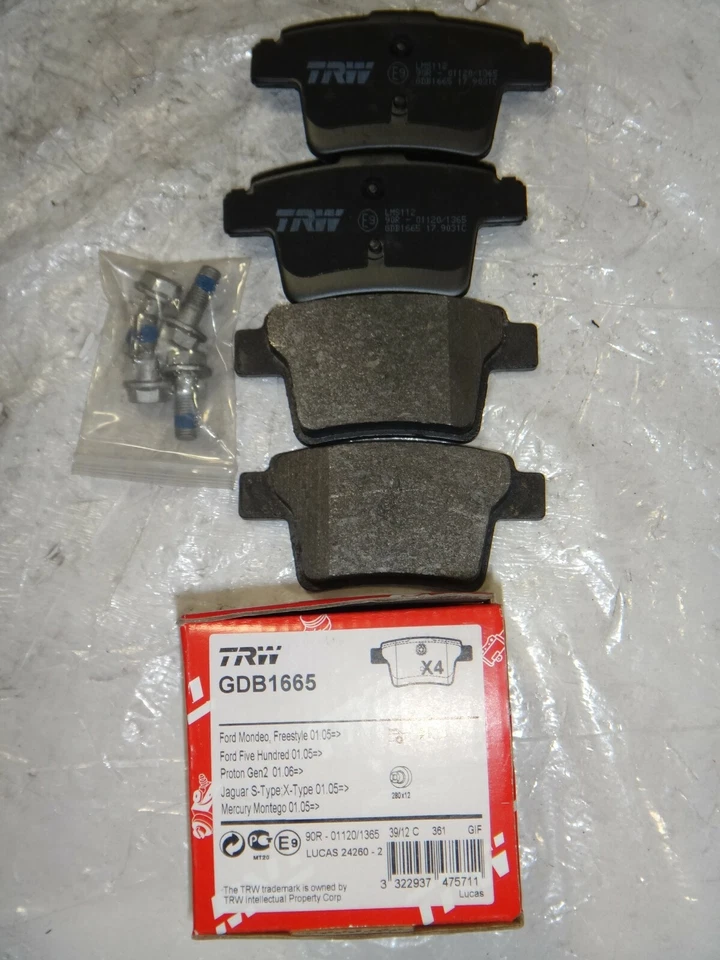 Pastillas de freno TRW OEM R para Jaguar X-Type Ford Five Hundred Freestyle Montego Sable Foto 1 de 1