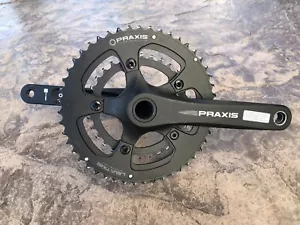 Praxis Alba 10/11/12 Spd M24 2x Alloy Road/Gravel Bike Crankset 172.5mm 48/32T - Picture 1 of 9