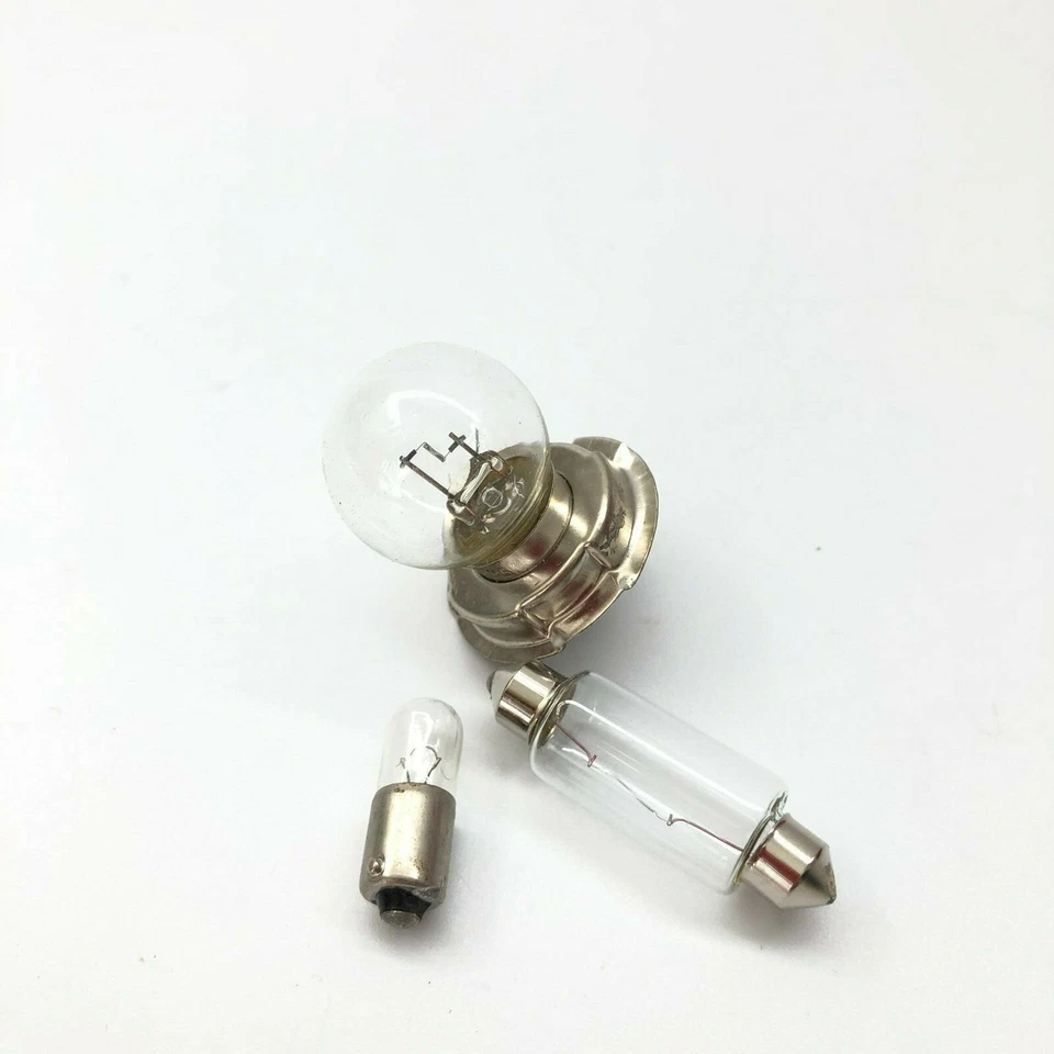 NO-NAME TRIS LOT 3 AMPOULES AMPOULES COMPLET PHARE FEUX PIAGGIO CIAO SI BRAVO BOXER
