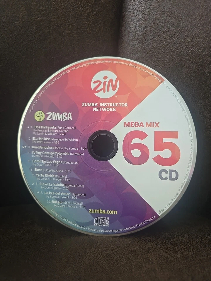 Zumba Mega Mix 65 CD - Image 1 of 1
