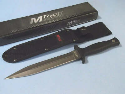 MTech MT-20-77GY Dagger double edge gray blade knife 11 1/4" overall MT2077GY - Image 1 of 4