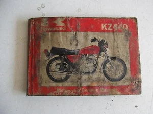 KAWASAKI Z440 MANUAL GENUINO MANUAL DEL PROPIETARIO KZ440 - Imagen 1 de 2