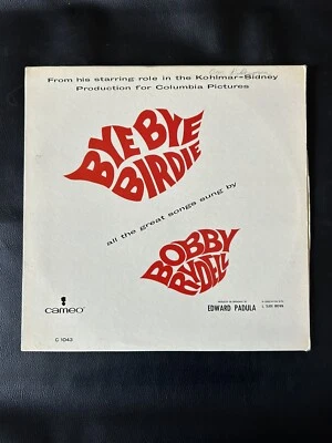 Bobby Rydell ‎"Bye Bye Birdie" Soundtrack 1963 C 1043 12" LP Vinyl Record Album - Image 1 of 4
