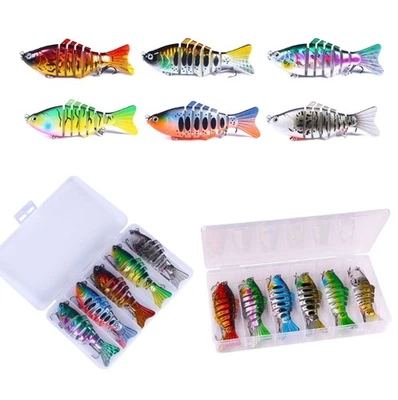 Swimbait 7 Segment Artificial Hard Baits Swimming Lures with Hook - Bild 1 von 4