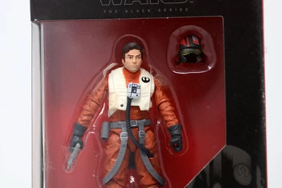 Figura de acción exclusiva de Poe Dameron Star Wars Black Series 3,75" Force Awakens Foto 1 de 4