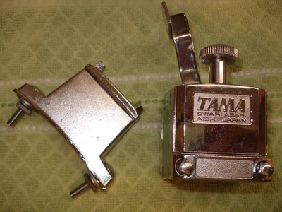 COLADOR MASTERCRAFT TAMA AÑOS 80 Japón 4pt ANCLA DE TIRO Y TRASERO caja accesorios de tambor Foto 1 de 4