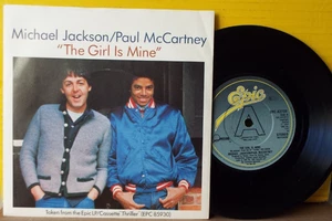 MICHAEL JACKSON/PAUL McCARTNEY - THE GIRL IS MINE. UK PROMO 7" 1982. EPCA2729 - Picture 1 of 3